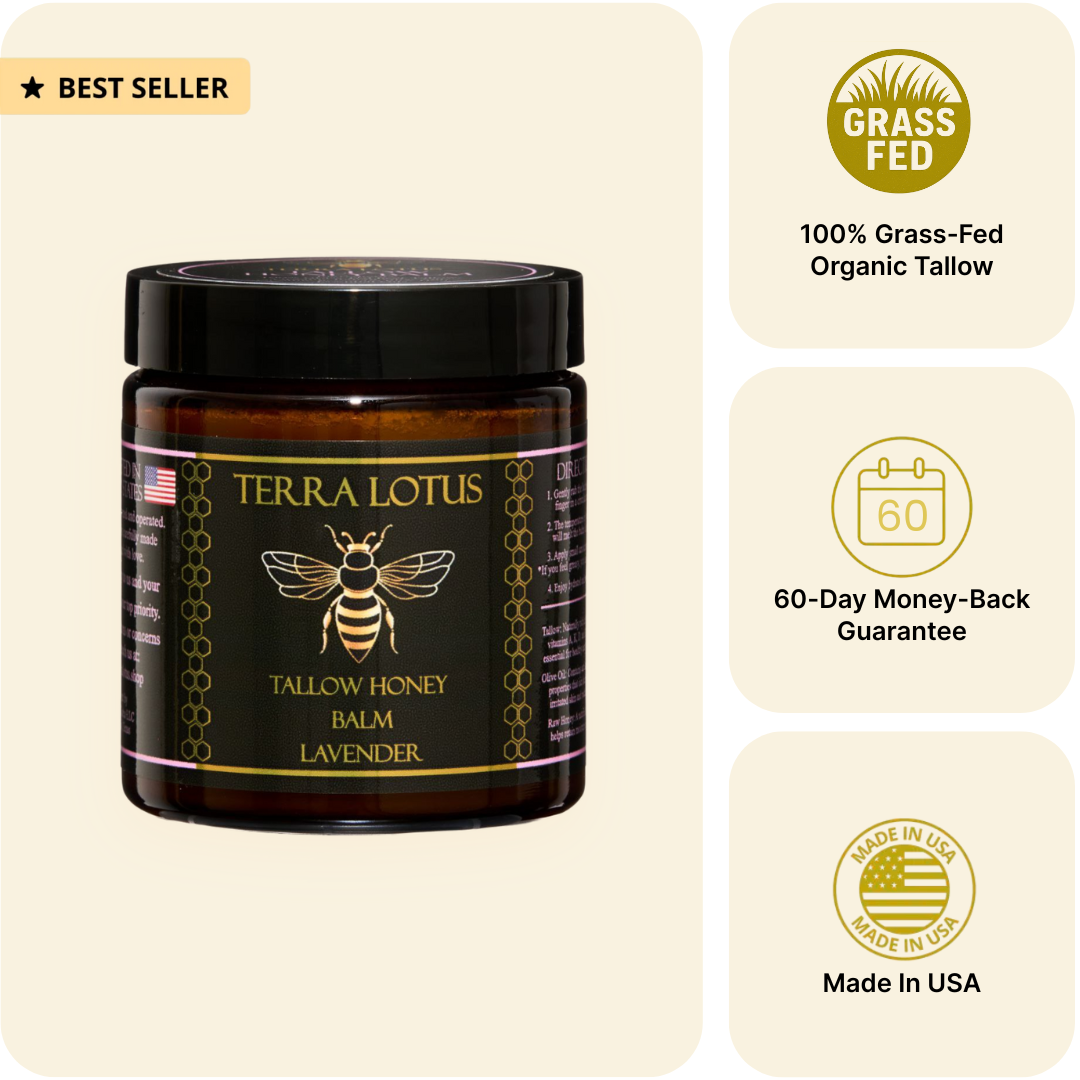 All Natural, Grass-Fed Beef TallowFor Smooth & Deeply HydratedSkin