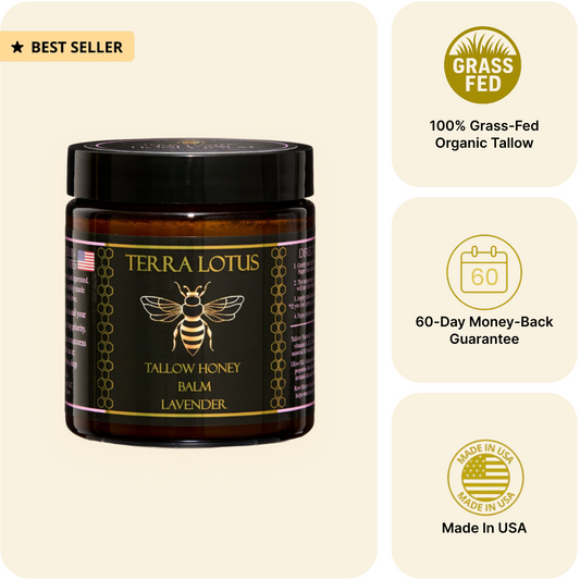 All Natural, Grass-Fed Beef TallowFor Smooth & Deeply HydratedSkin